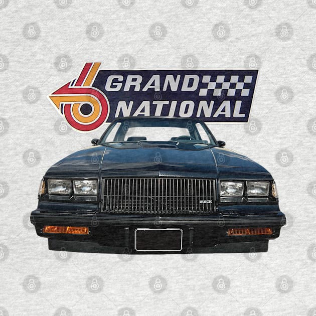 1987 Buick Grand National on front and back by Permages LLC